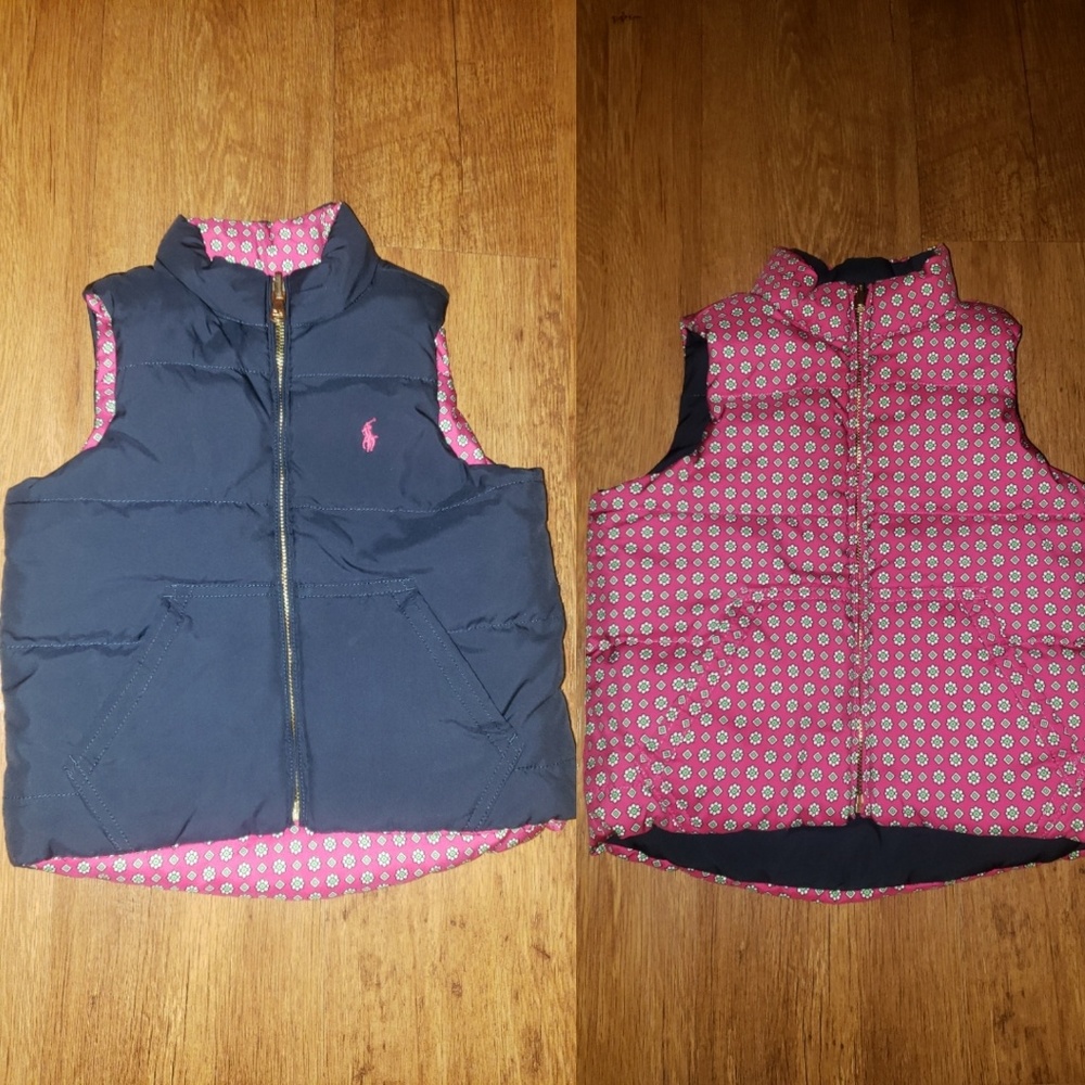 EUC Polo Vest- Reversible